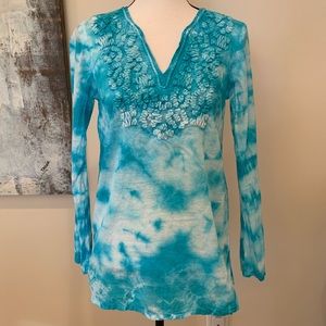 Michael Kors tie dye shirt/tunic size xs